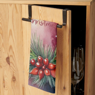 Weihnachts-Weihnachtsfeier Geschirrtuch