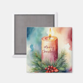 Weihnachts-Weihnachtsfeier Magnet (Vorderseite/Rückseite)