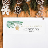 Weihnachts-Weihnachtsfeier mit Aquarellkiefern