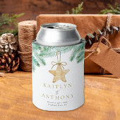 Weihnachts-Weihnachtsfeier mit Aquarellkiefern Dosenkühler