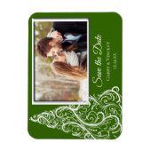 Weihnachts-Weihnachtsfeier Save the Date Foto Magnet (Vertikal)