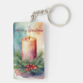 Weihnachts-Weihnachtsfeier Schlüsselanhänger (Rückseite)