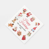 Weihnachts-Weihnachtsfeier Serviette (Ecke)