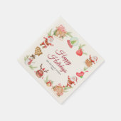 Weihnachts-Weihnachtsfeier Serviette (Ecke)