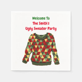 Weihnachts-Weihnachtsfeier Serviette