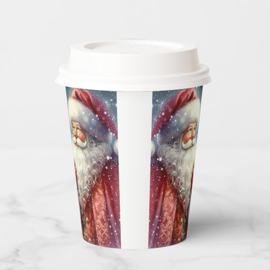 Weihnachts Weihnachtsfeier Tasse Papier Pappbecher (Links)