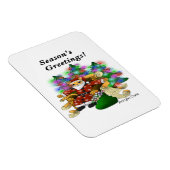 Weihnachts Weihnachtsfeier Weihnachtsmann Magnet (Rechte Seite)
