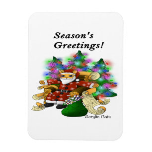 Weihnachts Weihnachtsfeier Weihnachtsmann Magnet