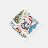 Weihnachts-Weihnachtsfeierbuch Serviette (Ecke)