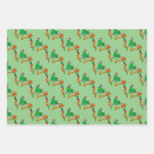 Weihnachts-Weihnachtsfeierheft für Frosch Geschenkpapier Set (Vorderseite)