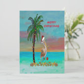 Weihnachts-Weihnachtsfeiertag Feiertagskarte (Stehend Vorderseite)