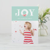 Weihnachts-Weihnachtsfeiertag Fotokarte Feiertagskarte (Stehend Vorderseite)