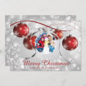 Weihnachts-Weihnachtsfeiertag Fotokarte Feiertagskarte (Vorne/Hinten)