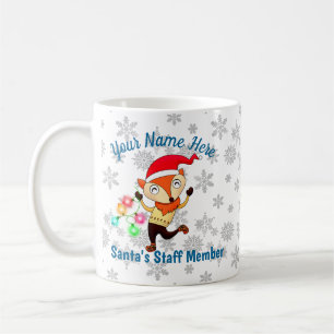 Weihnachts-Weihnachtsfeiertag für das Personal des Kaffeetasse
