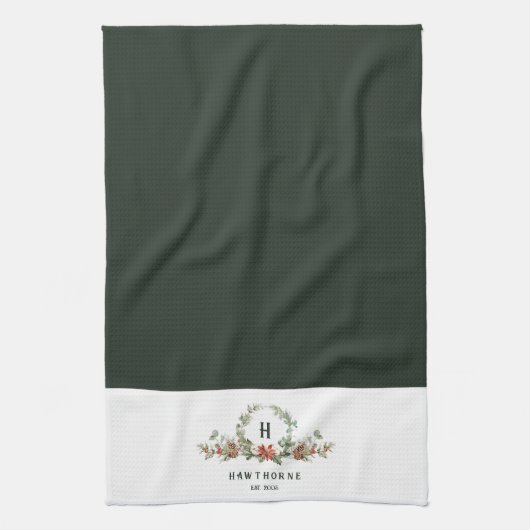 Weihnachts-Weihnachtsfeiertag Geschirrtuch (Vertikal)