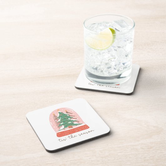 Weihnachts-Weihnachtsfeiertag Getränkeuntersetzer (Rechte Seite)