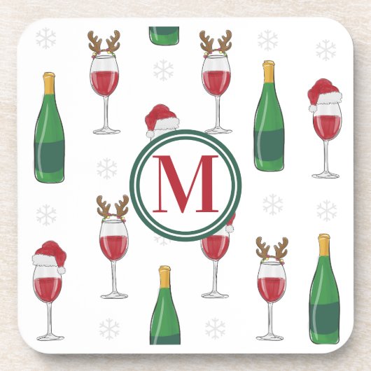 Weihnachts-Weihnachtsfeiertag Getränkeuntersetzer (Vorderseite)