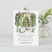 Weihnachts-Weihnachtsfeiertag-Haus-Bewegung Ankündigung (Stehend Vorderseite)