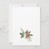 Weihnachts-Weihnachtsfeiertag-Haus-Bewegung Ankündigung (Rückseite)