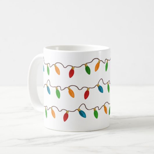 Weihnachts-Weihnachtsfeiertag Kaffeetasse (Vorderseite Links)