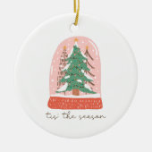 Weihnachts-Weihnachtsfeiertag Keramik Ornament (Vorne)