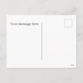 Weihnachts-Weihnachtsfeiertag - Nachricht hinzufüg Feiertagspostkarte (Rückseite)