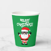 Weihnachts-Weihnachtsfeiertag Pappbecher (Vorderseite)