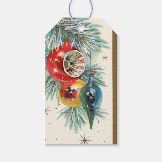 Weihnachts-Weihnachtsfeiertag Party Namensschild Geschenkanhänger (Vorderseite)