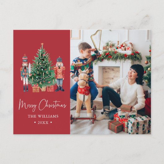 Weihnachts-Weihnachtsfeiertag Postkarte (Vorderseite)