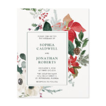 Weihnachts-Weihnachtsfeiertag - QR-Kodex Einladung