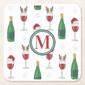 Weihnachts-Weihnachtsfeiertag Rechteckiger Pappuntersetzer (Vorderseite)