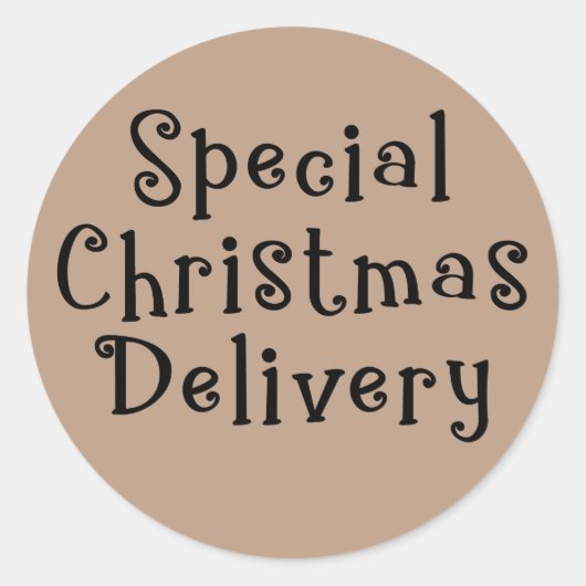 Weihnachts-Weihnachtsfeiertag Runder Aufkleber (Vorderseite)