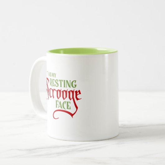 Weihnachts-Weihnachtsfeiertag Zweifarbige Tasse (Vorderseite Links)