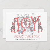 Weihnachts-Weihnachtsfeiertage Feiertagskarte (Vorne/Hinten)