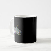 Weihnachts-Weihnachtsfeiertage Kaffeetasse (Vorderseite Links)