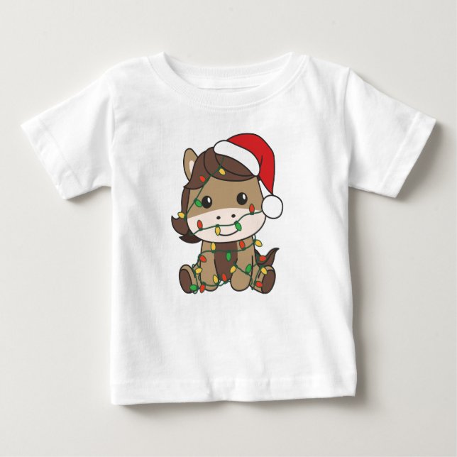 Weihnachts-Weihnachtsferien Baby T-shirt (Vorderseite)