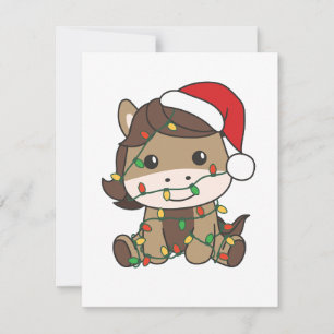 Weihnachts-Weihnachtsferien Feiertagskarte