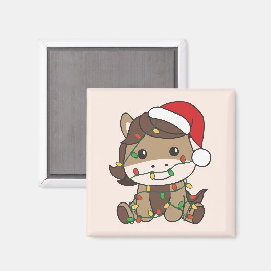 Weihnachts-Weihnachtsferien Magnet (Vorderseite/Rückseite)