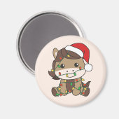 Weihnachts-Weihnachtsferien Magnet (Vorderseite/Rückseite)