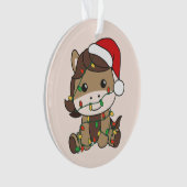 Weihnachts-Weihnachtsferien Ornament (Vorderseite)