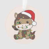 Weihnachts-Weihnachtsferien Ornament (Vorderseite)