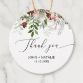 Weihnachts-Weihnachtsfest Geschenkanhänger (Vorderseite)