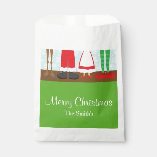 Weihnachts-Weihnachtsfest Geschenktütchen (Vorderseite)