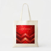 Weihnachts-Weihnachtsfest Glitzer Tote Tasche (Vorne)