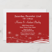 Weihnachts-Weihnachtsfest im Weihnachtsgebäck Einladung (Rückseite)