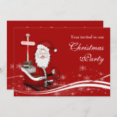 Weihnachts-Weihnachtsfest im Weihnachtsgebäck Einladung (Vorne/Hinten)