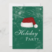 Weihnachts-Weihnachtsfest im Winter Party Einladung (Vorderseite)