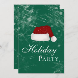 Weihnachts-Weihnachtsfest im Winter Party Einladung