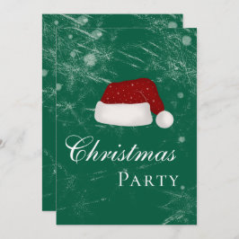 Weihnachts-Weihnachtsfest im Winter Party Einladung