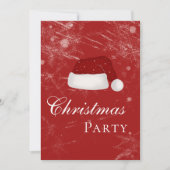 Weihnachts-Weihnachtsfest im Winter Party Einladung (Vorderseite)